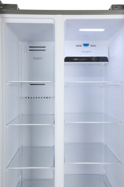 Холодильник Hyundai CS5083FIX 2-хкамерн. нержавеющая сталь (двухкамерный) - фотография № 3