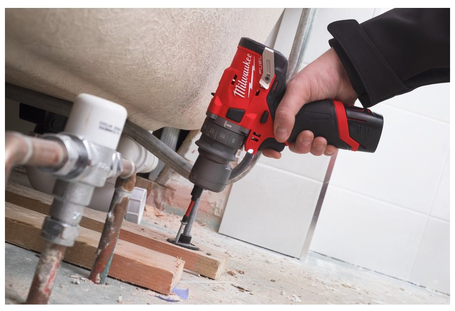 Аккумуляторная ударная дрель Milwaukee M12 FUEL FPDX-0, 12В, без АКБ и ЗУ, - фото №5