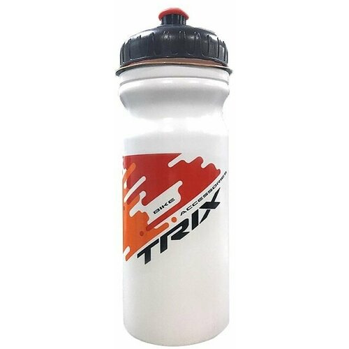 Фляга TRIX полиэтиленовая LDPE. 680ml. Цвет белый-красный. фляга св 1562 680 мл алюминиевая серебристая 550099