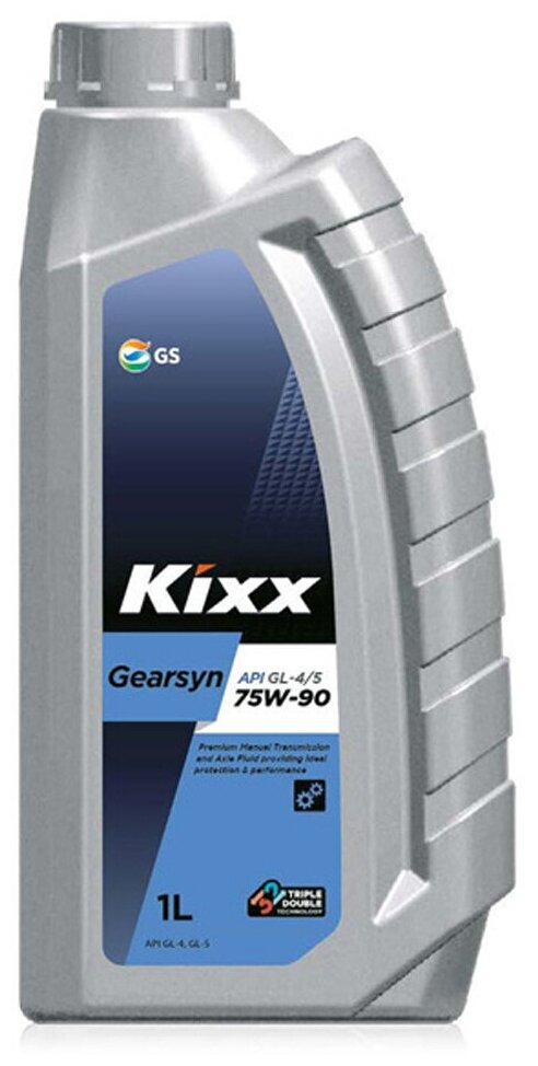 Масло трансмиссионное Kixx Gearsyn GL-4/5 75W-90, 75W-90, 1 л