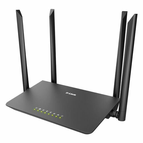 Wi-Fi роутер D-Link DIR-820/RU/A1A, AC1200, черный