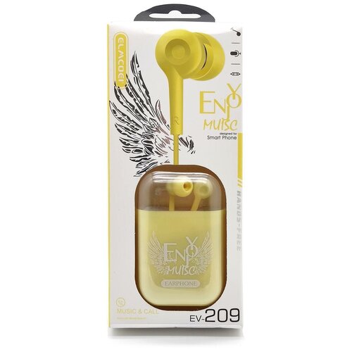 ELMCOEI EV-209 Желтые наушники-гарнитура 35300₽
