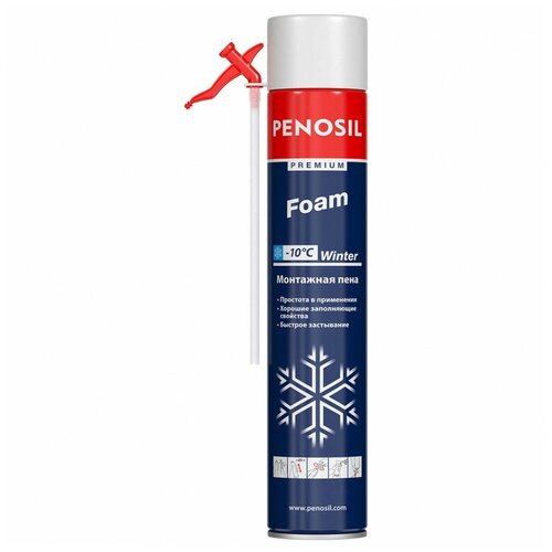 кримелте ооо пена монтажная бытовая penosil premium foam 750 мл Пена монтажная PENOSIL PREMIUM FOAM 750 МЛ зимняя