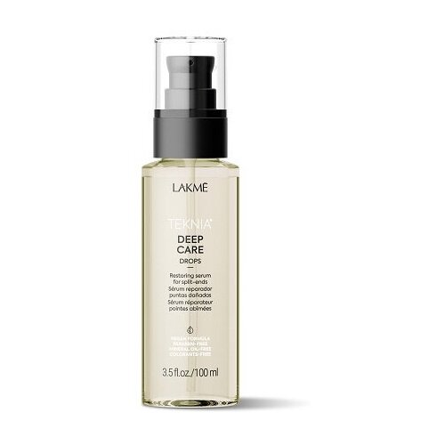 Сыворотка Lakme Deep Care Drops восстанавливающая, для кончиков волос , 100 мл