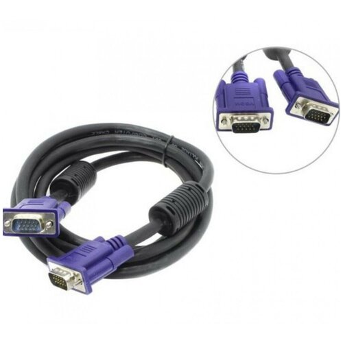 кабель vga vga vcom 5m Кабель VGA - VGA 5m Орбита OT-AVW19