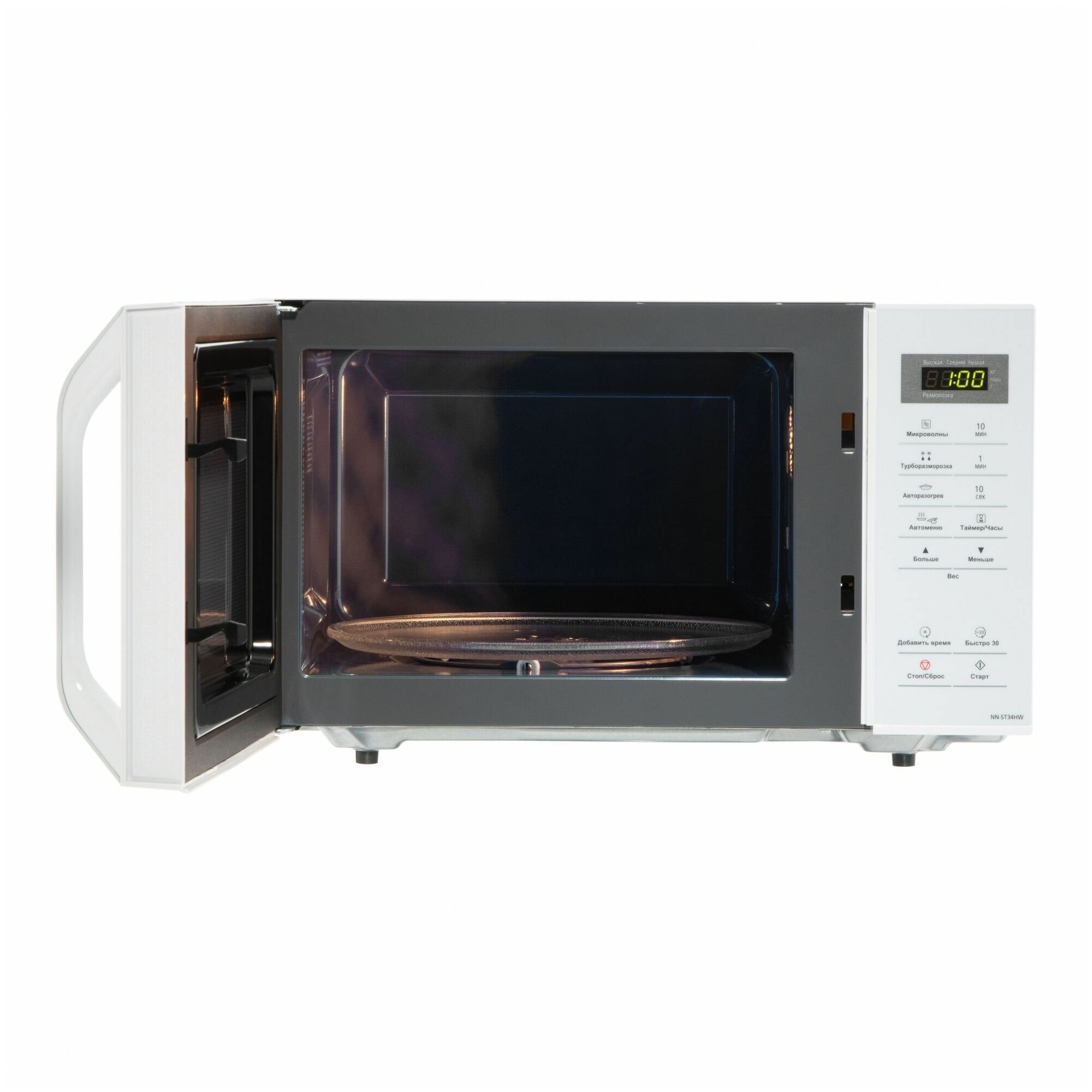Микроволновая печь Panasonic NN-ST34HMZPE, черный/серебристый - фото №9