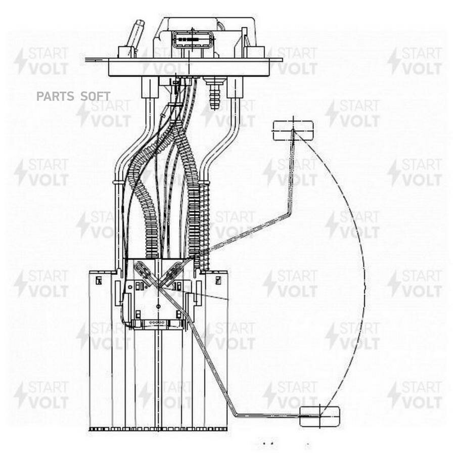 STARTVOLT SFM1005 Модуль топливного насоса для а/м Ford Transit (13-) 2.2TDCi (SFM 1005)