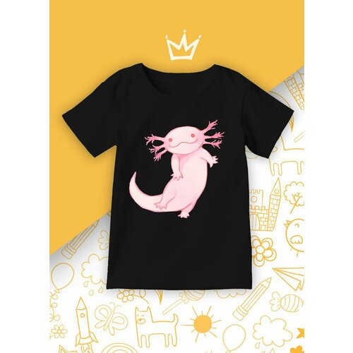 фото Футболка каждому своё, размер 122, черный