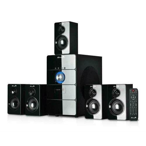 Акустическая система 5.1 Eltronic 20-87 HOME SOUND, черный, мощность 1000w