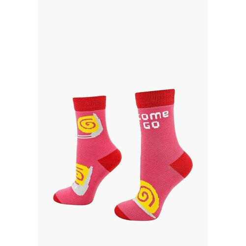 фото Носки унисекс big bang socks, размер 35-39, розовый