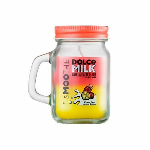 Свеча-смузи ароматическая DOLCE MILK Малина и лайм