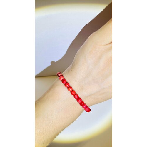 фото Браслет, 1 шт., размер 17.5 см, размер one size, розовый/голубой реализациатор