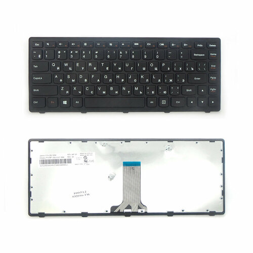 Клавиатура для ноутбука LenovoG400S, G405S, G410S, S410P Series. Плоский Enter. Черная, с черной рамкой. PN: V-142920AS1. for apple ipad 4 touch screen a1458 a1459 a1460 replacement digitizer sensor glass panel new lcd outer
