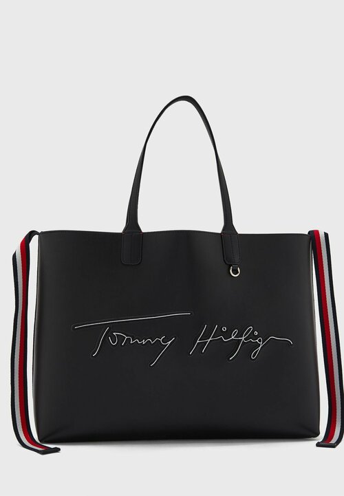 Сумка  шоппер TOMMY HILFIGER, черный