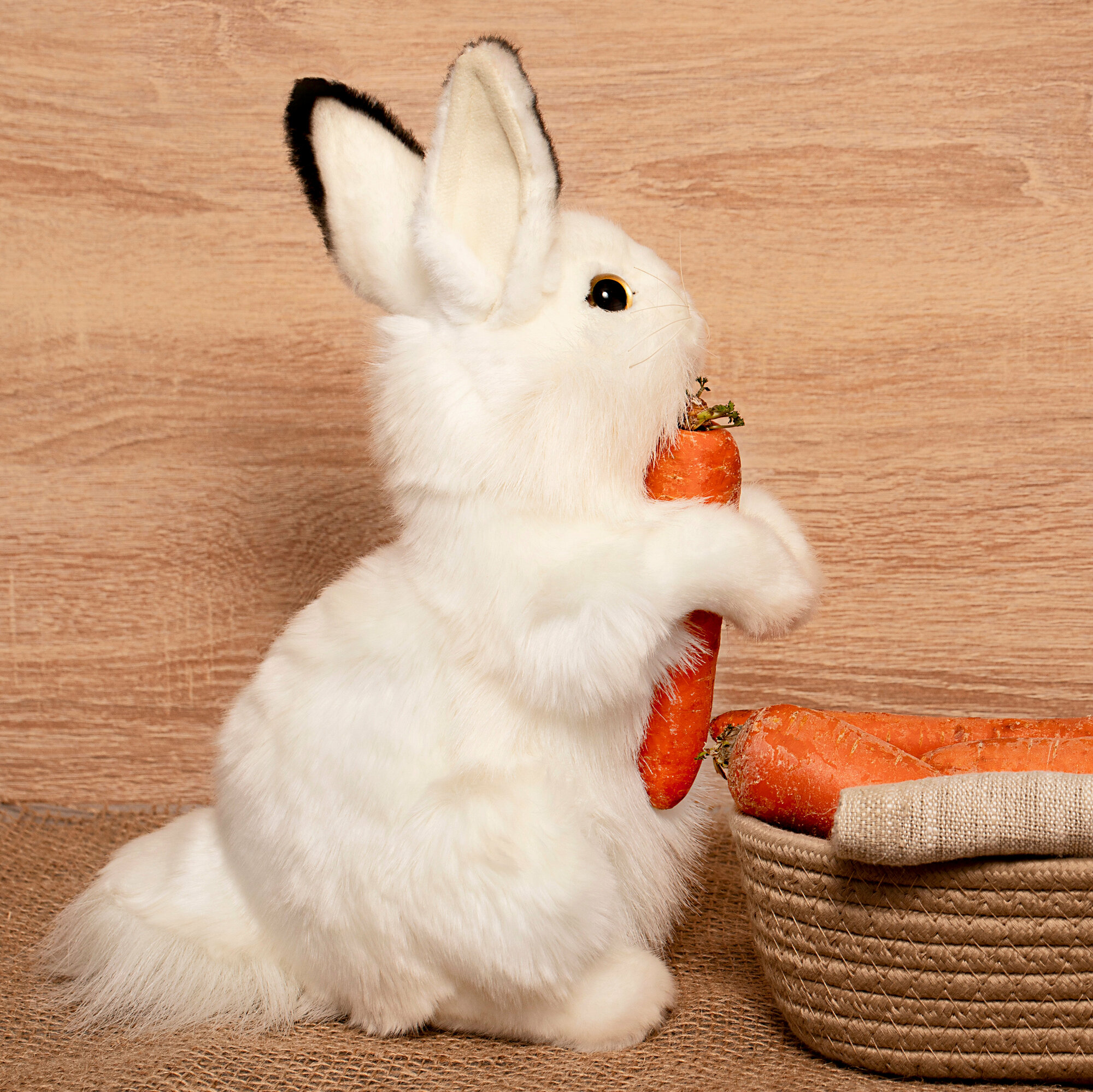 Hansa Creation "Белый кролик, 32 см - 3313" - мягкие игрушки - фото №13