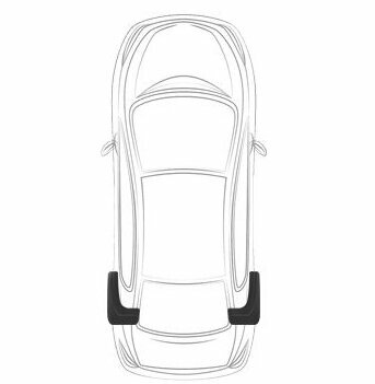 Брызговики задние NorPlast для Geely Atlas NPL-Br-24-02B — фото 8