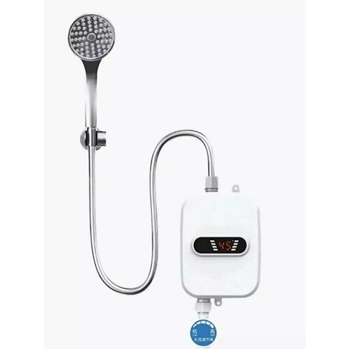 Водонагреватель проточный электрический без резервуара для воды водонагреватель с душем 2100₽