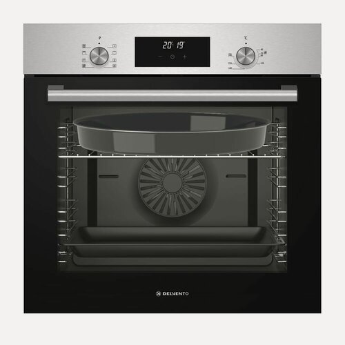 Изображение товара Духовой шкаф электрический встраиваемый DELVENTO 60см, 80л, гриль, конвекция, 8 режимов, 2 стекла, 3 года гарантия