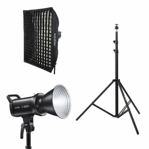 Комплект студийного освещения Godox SL100Bi sunny room studio kit 31190₽