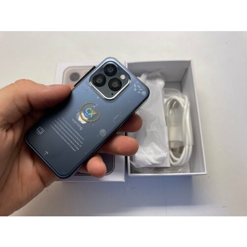 Мини-смартфон i 15 Pro Max 8512gb Dual Sim Синий Blue 500000₽