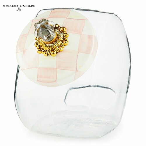 Банка MacKenzie-Childs для печенья Rosy Check