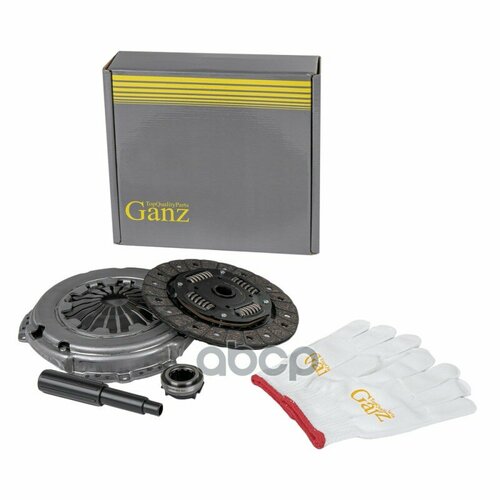 фото Сцепление в сборе (к-т с подшипником) vw golf v-vi/skoda oktavia/fabia 1.4 99- ganz gie36075 ganz арт. gie36075