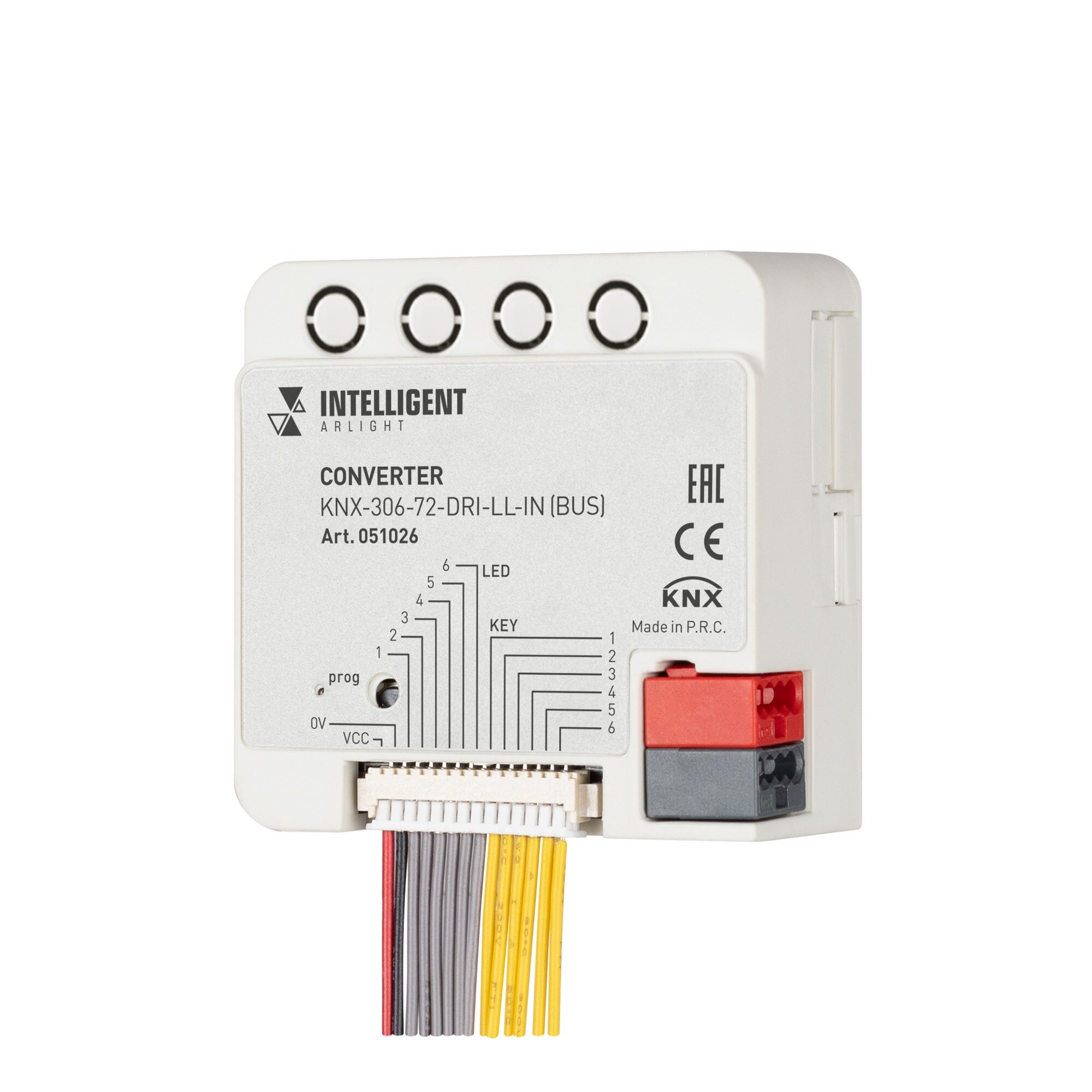 INTELLIGENT ARLIGHT Конвертер KNX-306-72-DRI-LL-IN (BUS) (IARL IP20 Пластик 2 года) 051026