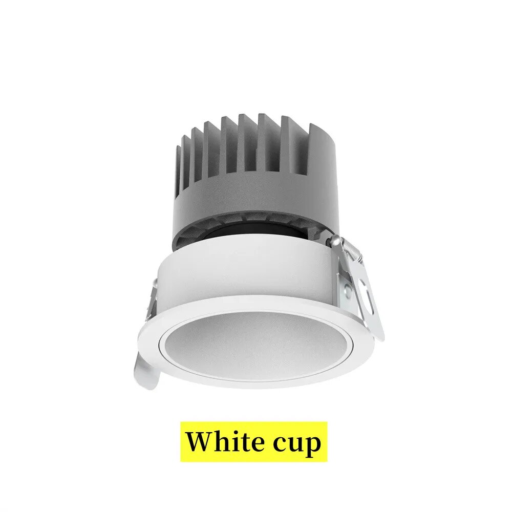 Потолочный светодиодный светильник GFXXYH 24 Вт теплый белый 18W Dimmable Warm white 3000K White cup