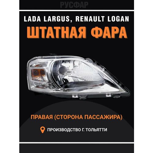 Фара правая Лада Ларгус 4574₽