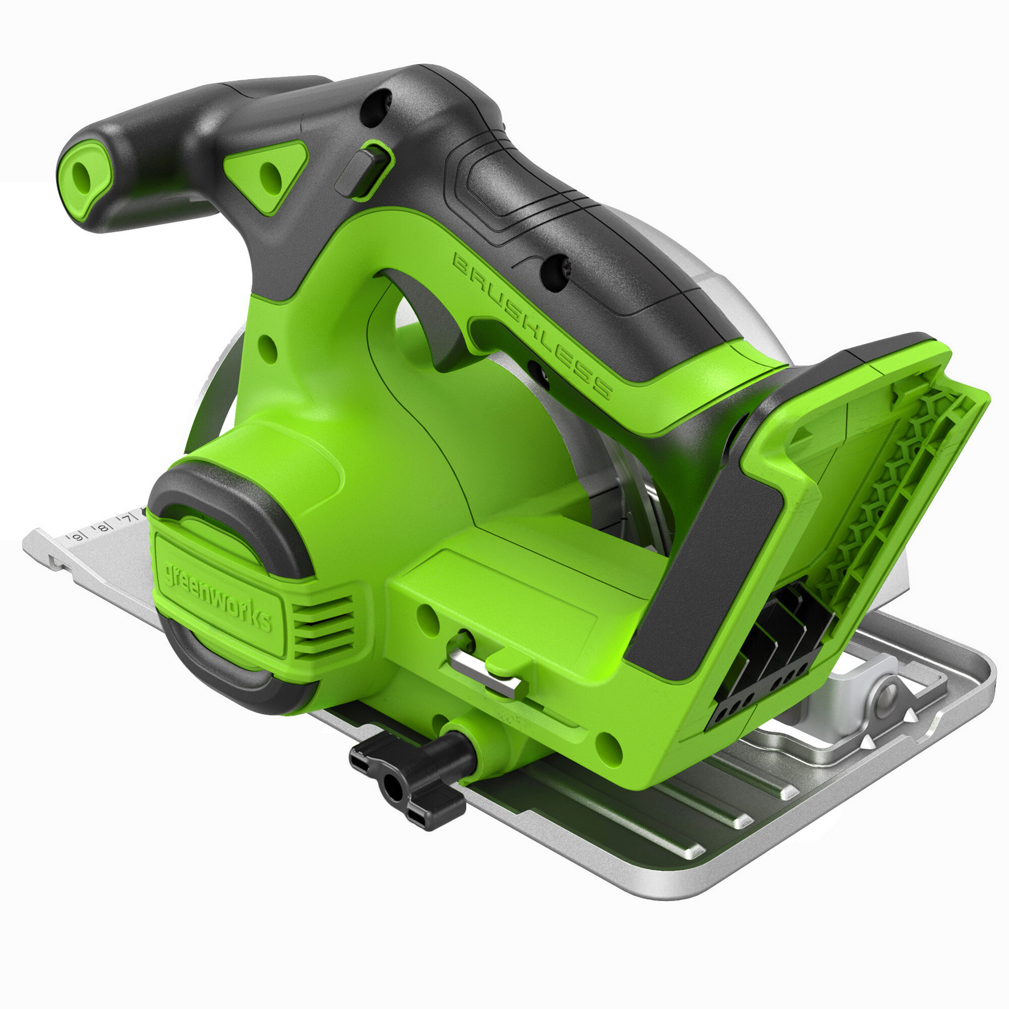 Пила дисковая аккумуляторная Greenworks GD24CS165 (без акк,без з/у) - фото №11