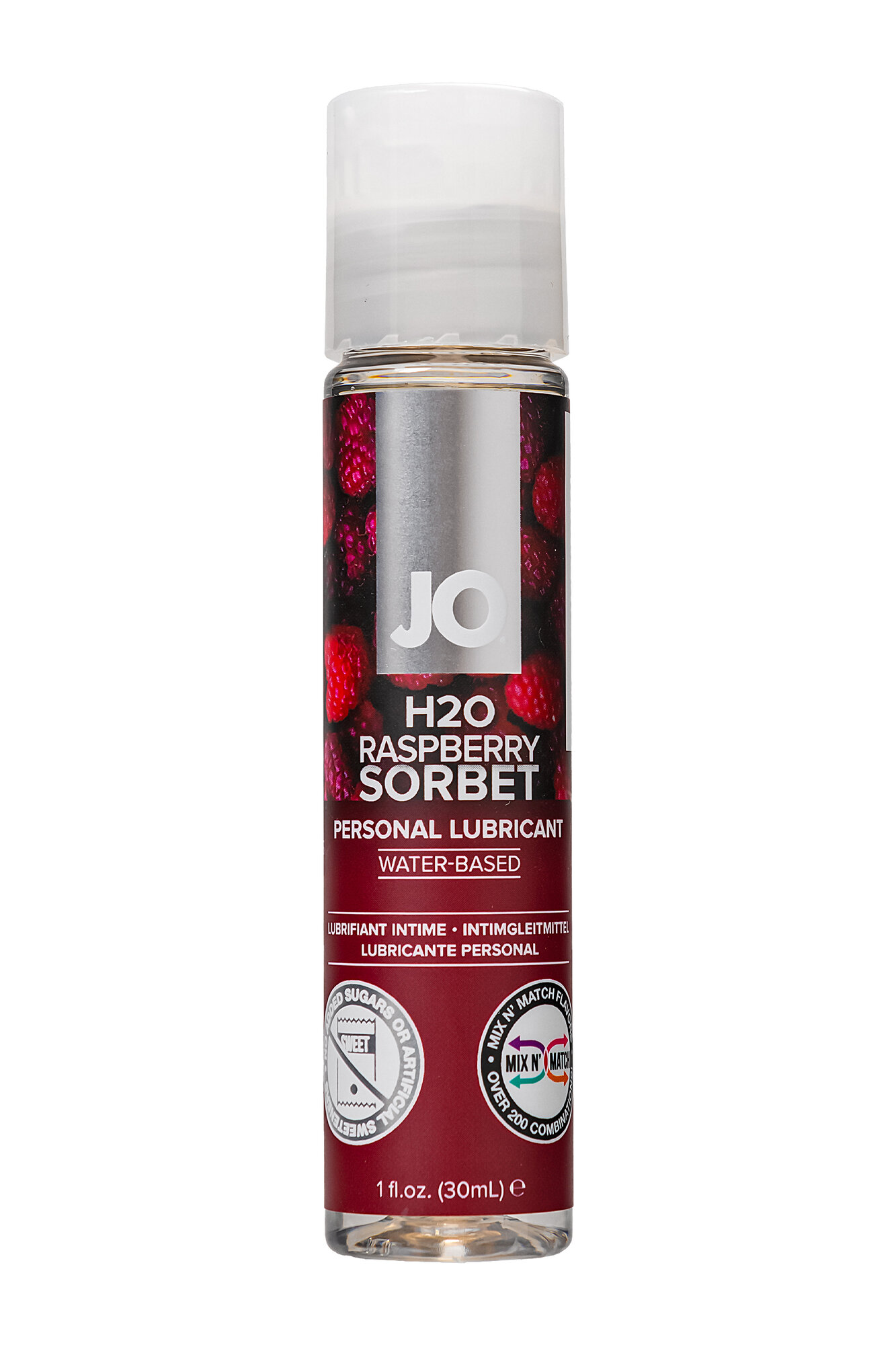 Ароматизированный лубрикант Малина на водной основе System JO Flavored Raspberry Sorbet 30 мл System Jo