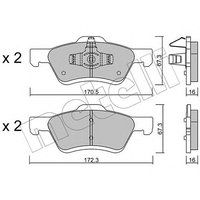 колодки дисковые передние\ ford maverick / mazda tribute 2.3-3.0i 04;
Оригинальные номерa (OEM): 4641690, 4778223, 4780654, 6L8Z2001A,  ...