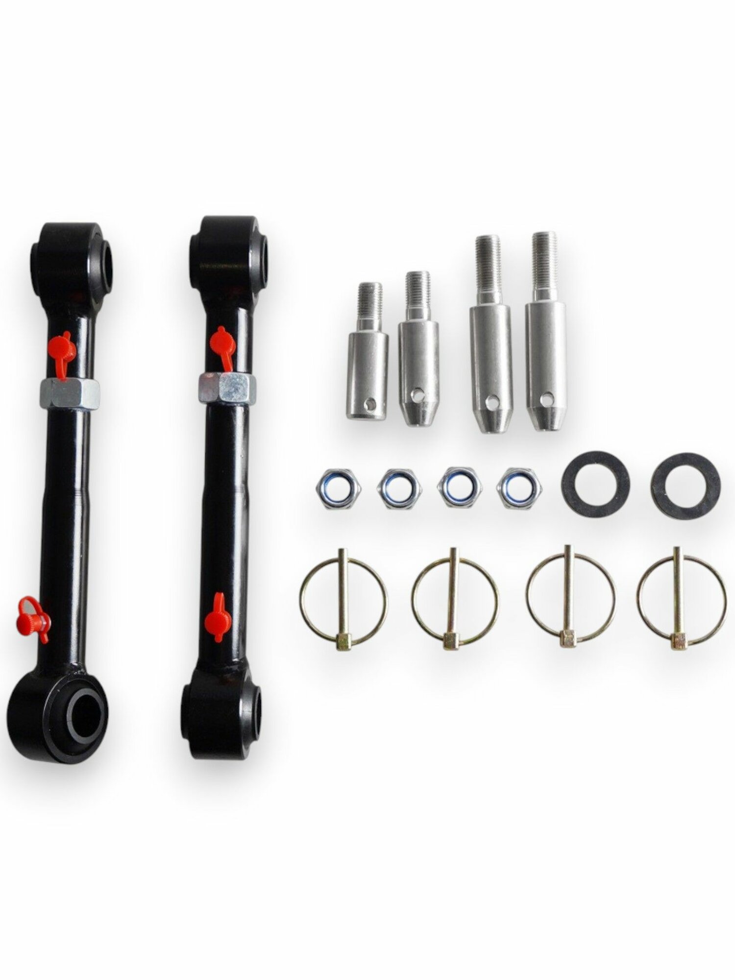 Стойки стабилизатора размыкаемые регулируемые Jeep Wrangler 2007-2018 под лифт 2,5-6" (63-150мм)