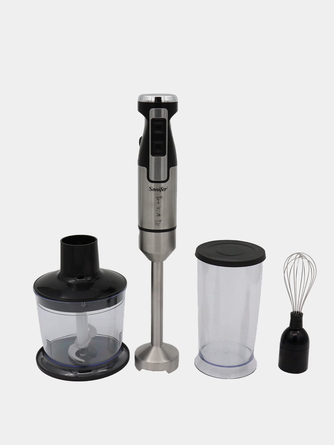 Погружной блендер, миксер, измельчитель, Sonifer SF-8081, 3 в 1 — фото 1