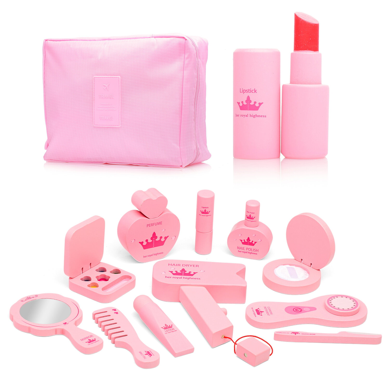 Игровой набор "Стилист" D1246 дерево детям от 3 лет в сумке