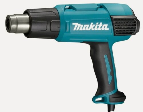 Изображение товара Тепловой строительный пистолет(фен) Makita HG6531CK, 2000Вт, дисплей, кейс, 7 насадок
