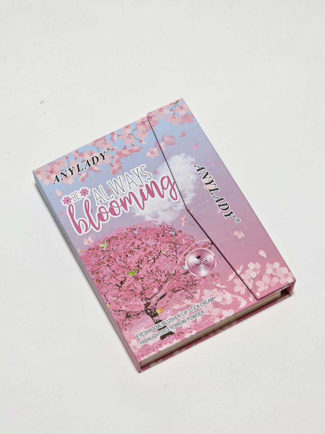 Тени для век в форме книги, с кисточкой, румянa, контринг, помада