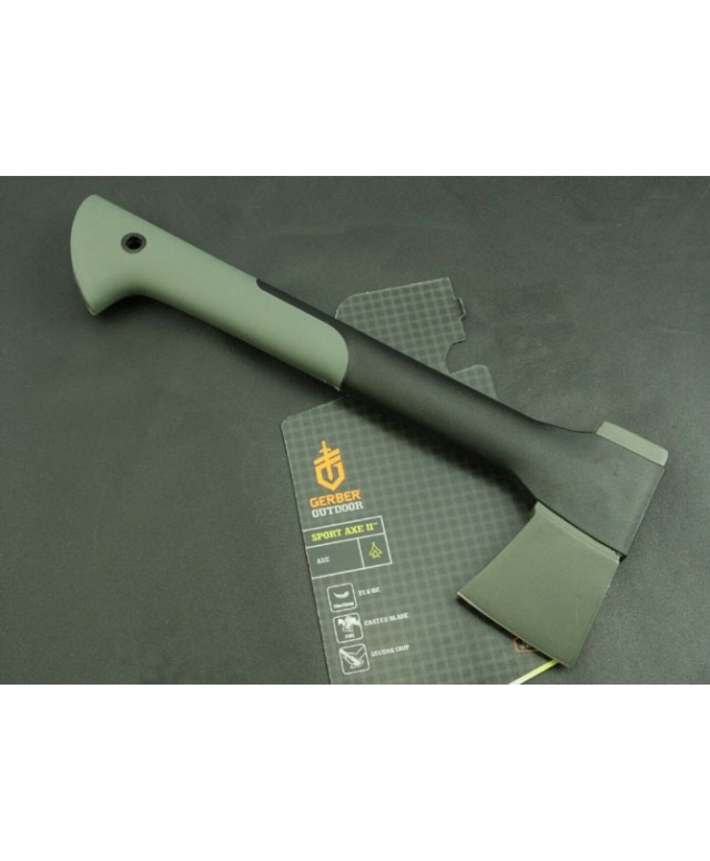 Топор туристический "GERBER SPORT AXE II", сталь Forged Steel, рукоять резина