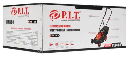 Электрическая газонокосилка P.I.T. PLM40-C, 2000 Вт, 40 см - фотография № 10