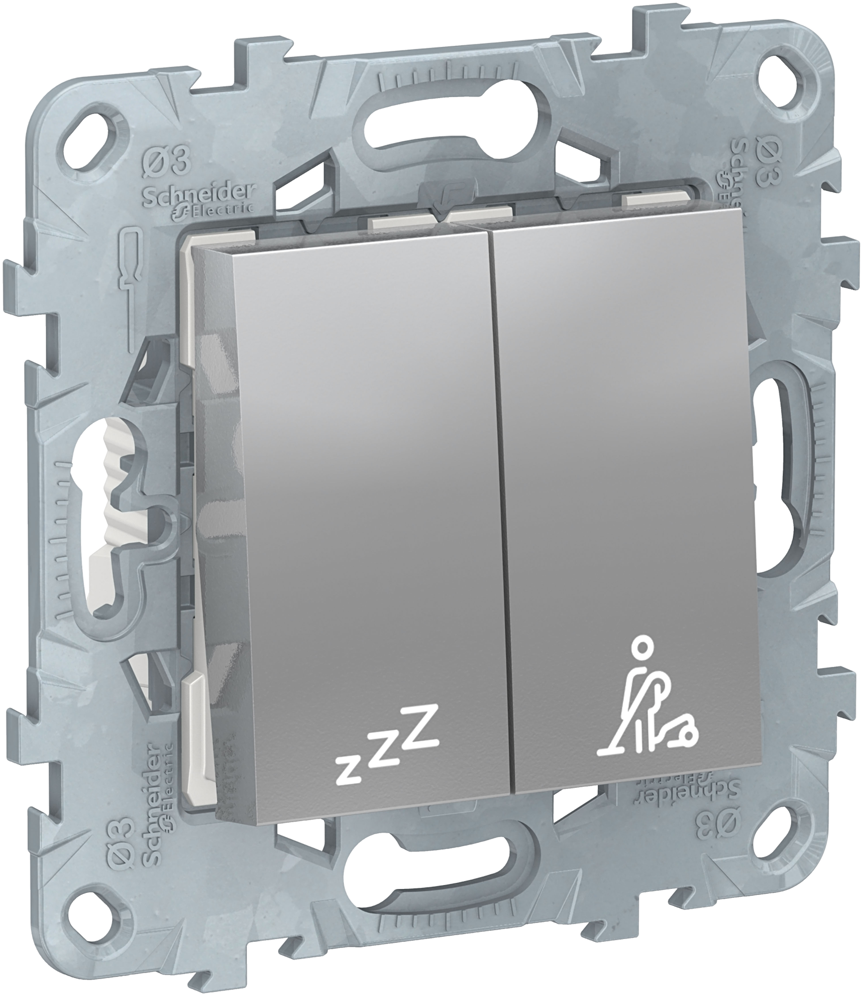 Schneider Electric Unica New, NU521730, Алюминий