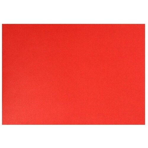 Картон цветной А4 190 г/м2 красный, немелованный, цена за 1 лист (100 шт)