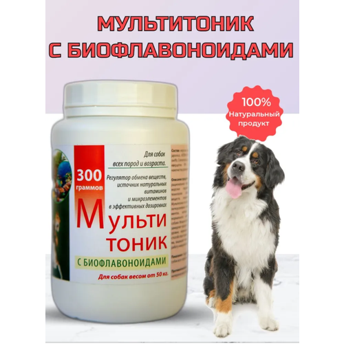 Мультитоник для возрастных собак с биофлаваноидами , от 50 кг. 300 гр