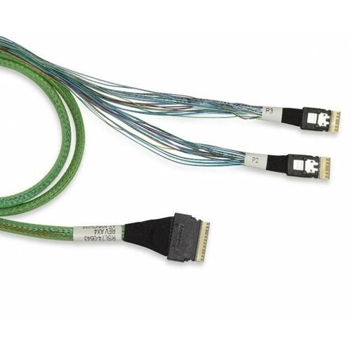 Кабель LSI Cable, x8 8654 to 2x4 8654, 9402 1M orient c588 sas sata nvme кабели и переходники