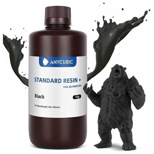 Фотополимер Anycubic Standard Resin+ (Белый) 500 г/бутылка