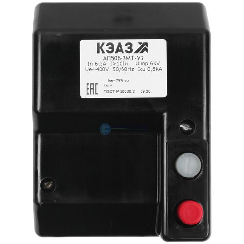 КЭАЗ Автоматический выключатель в литом корпусе АП50Б-3МТ-50А-10Iн-У3 107287
