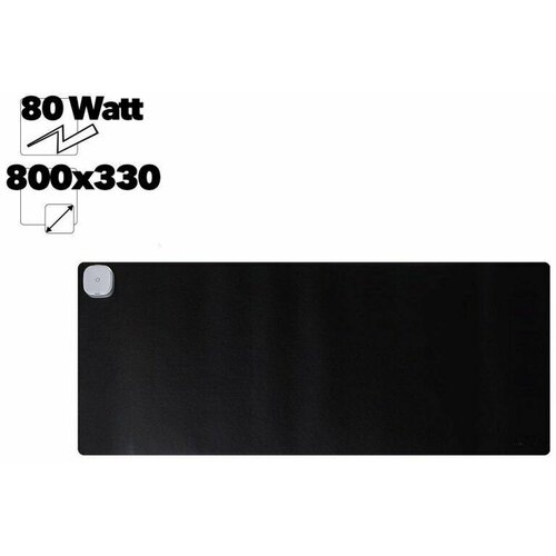 Коврик настольный с подогревом Xinke Oversized Warm Table Heating Mouse Mat Pro S-80 80*33см, черный