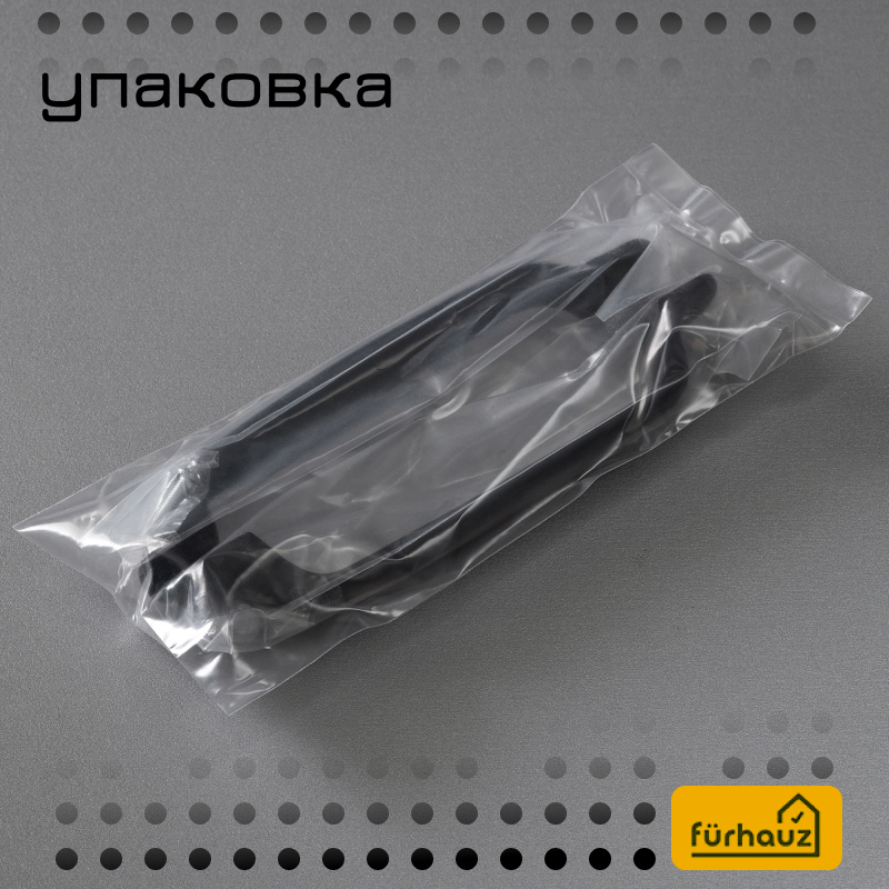 Ручка мебельная Furhauz скоба черная матовая 128 мм 2 шт - фотография № 5