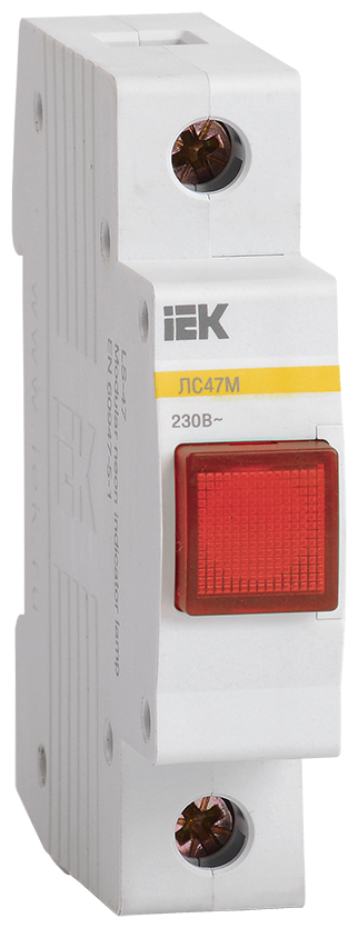 Лампа сигнальная/индикаторная (сменная) IEK MLS20-230-K04
