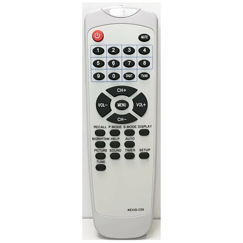 фото Пульт huayu kex1d-c55 (для телевизоров akai, polar, hyundai, rainford, elekta, changhong, electron, digital, bork, vido, xenon, west, сокол, sokol, sitronics, oniks, rolsen)