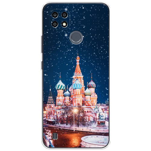 Силиконовый чехол на Realme C21Y/C25Y / Реалми C21Y/C25Y Москва 1 силиконовый чехол на realme c21y c25y реалми c21y c25y кот манул 1